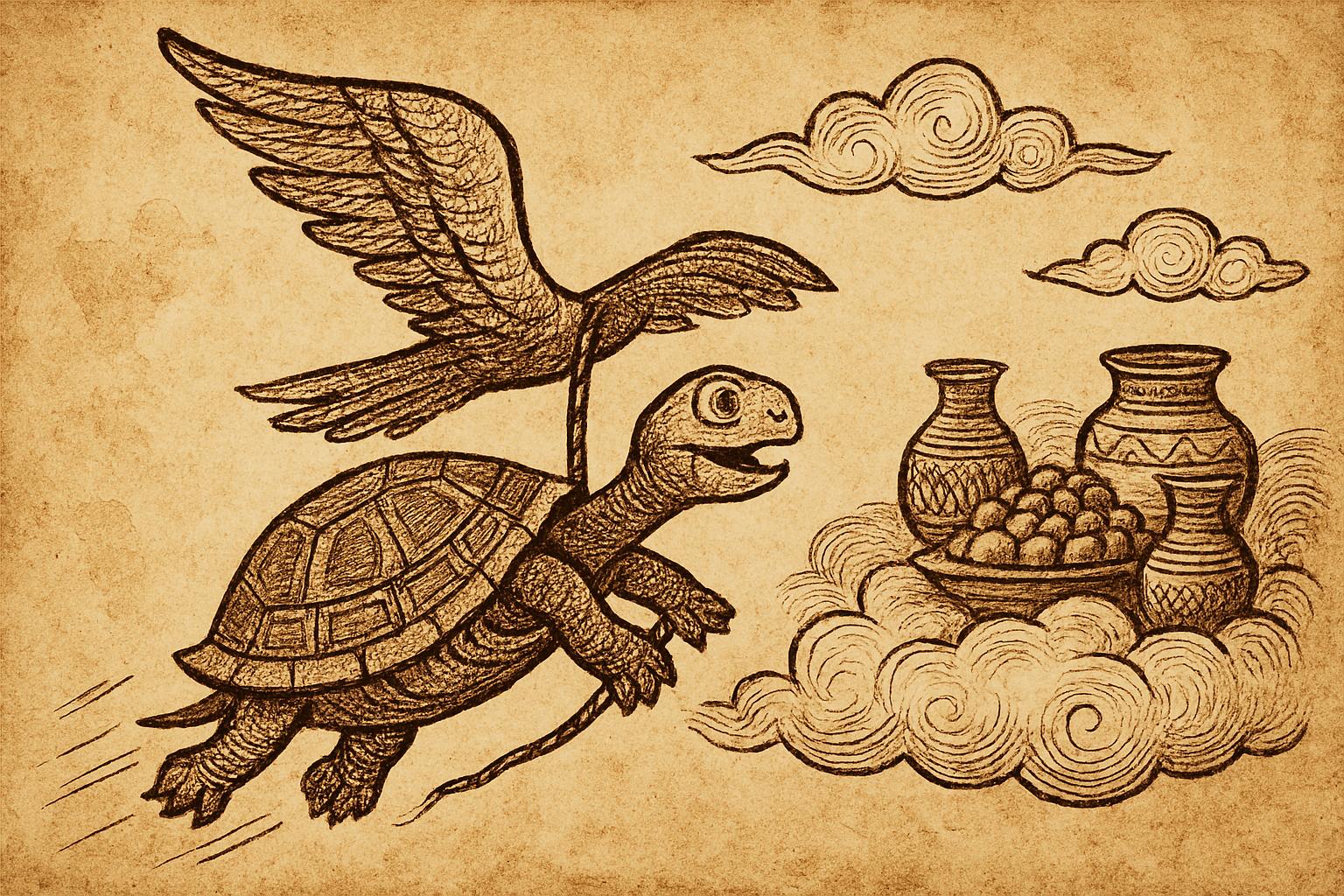 The Tortoise and the Birds: Ijapa's Clever Scheme